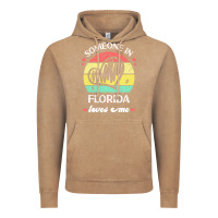Vintage Coffee someone in florida loves me t  shirt someone in florida loves me funny Vintage Hoodie - linhVisuals