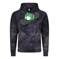 Cloud Black skateboarding frog Vintage Hoodie - linhVisuals