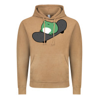 Vintage Camel skateboarding frog Vintage Hoodie - linhVisuals