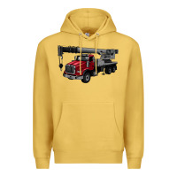 Antique Gold crane truck Premium Hoodie - Artiststas