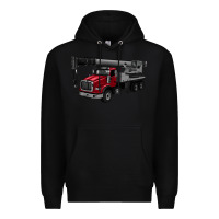 Black crane truck Premium Hoodie - Artiststas