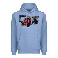 Colony Blue crane truck Premium Hoodie - Artiststas