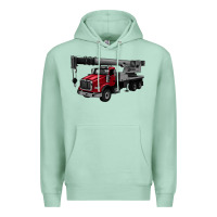 Seafoam crane truck Premium Hoodie - Artiststas