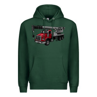 Sports Green crane truck Premium Hoodie - Artiststas