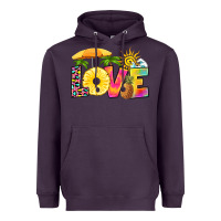 Plum love pineapple Heavyweight Hoodie - RanaPortraitStore