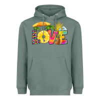 Sage love pineapple Heavyweight Hoodie - RanaPortraitStore