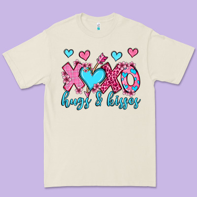 Xoxo Hugs And Kisses Olivia Premium Tee Designed By Oliviacreatesart