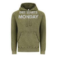 Vintage Olive diet starts monday Vintage Hoodie - linhVisuals