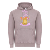 Vintage Zinc papa frog Vintage Hoodie - linhVisuals