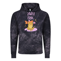 Cloud Black papa frog Vintage Hoodie - linhVisuals
