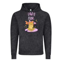 Vintage Black papa frog Vintage Hoodie - linhVisuals