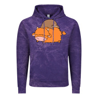 Cloud Purple sloth and highland cow Vintage Hoodie - linhVisuals