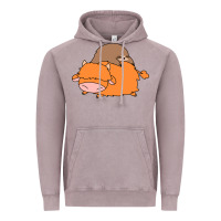 Vintage Zinc sloth and highland cow Vintage Hoodie - linhVisuals