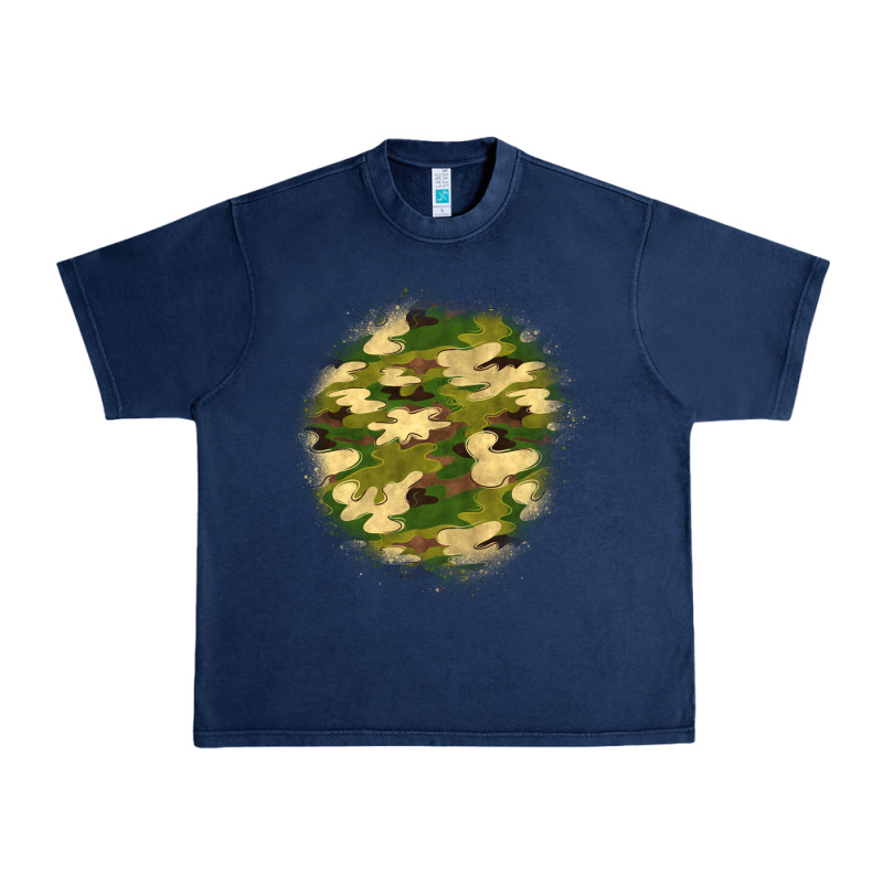 Camouflage Patch 2 Urban Heavy Tee by BundleAndBundleShop | Teevron