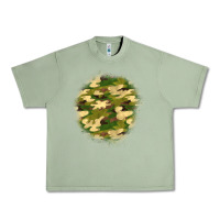 Oil Green camouflage patch 2 Urban Heavy Tee - BundleAndBundleShop