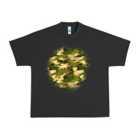 Pigment Black camouflage patch 2 Urban Heavy Tee - BundleAndBundleShop