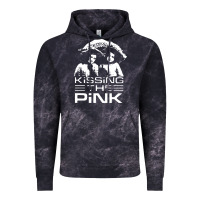 Cloud Black gift for men kissing the pink Vintage Hoodie - linhVisuals