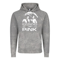 Cloud Rock gift for men kissing the pink Vintage Hoodie - linhVisuals
