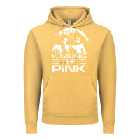 Vintage Mustard gift for men kissing the pink Vintage Hoodie - linhVisuals