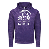 Cloud Purple gift for men kissing the pink Vintage Hoodie - linhVisuals