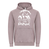 Vintage Zinc gift for men kissing the pink Vintage Hoodie - linhVisuals