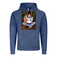 Vintage Denim johnny cash eating cake in a bush Vintage Hoodie - linhVisuals