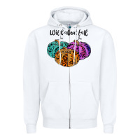 White wild abaut fall Zipper Hoodie - JahusDesignShop