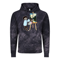 Cloud Black bob sloth Vintage Hoodie - linhVisuals