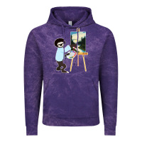 Cloud Purple bob sloth Vintage Hoodie - linhVisuals