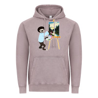 Vintage Zinc bob sloth Vintage Hoodie - linhVisuals