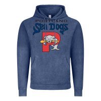 Vintage Denim sea dogs team Vintage Hoodie - linhVisuals
