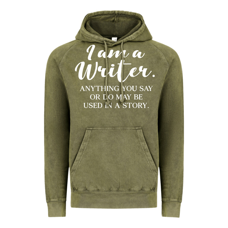 I Am A Writer Vintage Hoodie by linhVisuals | Teevron