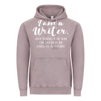 Vintage Zinc i am a writer Vintage Hoodie - linhVisuals