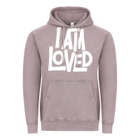 Vintage Zinc i am loved Vintage Hoodie - linhVisuals