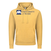 Vintage Mustard University of Mary, Apparel Vintage Hoodie - linhVisuals