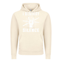 Vintage Artic i destroy silence drum set drummer gift Vintage Hoodie - linhVisuals