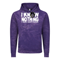 Cloud Purple i know nothing Vintage Hoodie - linhVisuals