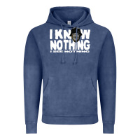 Vintage Denim i know nothing Vintage Hoodie - linhVisuals