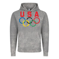 Cloud Rock OLYMPIC RINGS Vintage Hoodie - linhVisuals