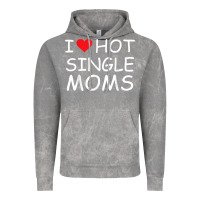 Cloud Rock i love hot single moms tee red heart hot mother milf mommy t shirt Vintage Hoodie - linhVisuals