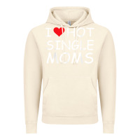 Vintage Artic i love hot single moms tee red heart hot mother milf mommy t shirt Vintage Hoodie - linhVisuals