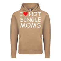 Vintage Coffee i love hot single moms tee red heart hot mother milf mommy t shirt Vintage Hoodie - linhVisuals