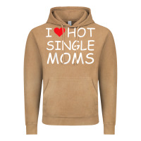 Vintage Camel i love hot single moms tee red heart hot mother milf mommy t shirt Vintage Hoodie - linhVisuals