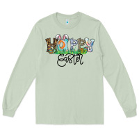 Matcha Happy Easter Long Sleeve Tee - CowhideDigitalArt