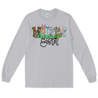 Moon Dust Happy Easter Long Sleeve Tee - CowhideDigitalArt