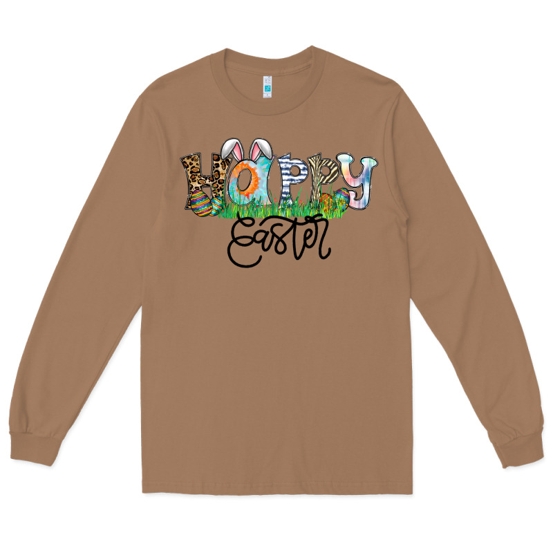 Happy Easter Long Sleeve Tee by CowhideDigitalArt | Teevron