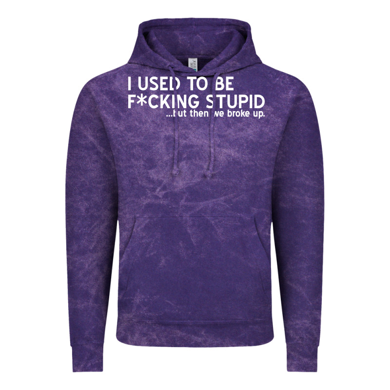 I Used To Be F Cking Stupid Vintage Hoodie by linhVisuals | Teevron