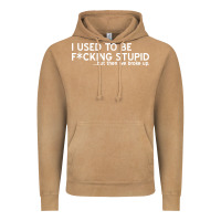 Vintage Camel i used to be f cking stupid Vintage Hoodie - linhVisuals