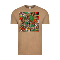 Vintage Coffee christmas donkey Vintage Tee - FaDigitalArtStudio