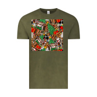 Vintage Olive christmas donkey Vintage Tee - FaDigitalArtStudio